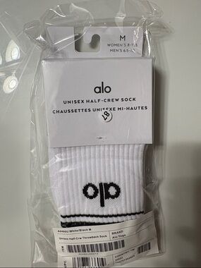 ALO Yoga Unisex Half-Crew Socks